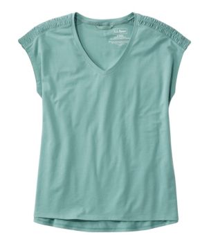 Women's Beyond Soft V-Neck Tee, Short Sleeve