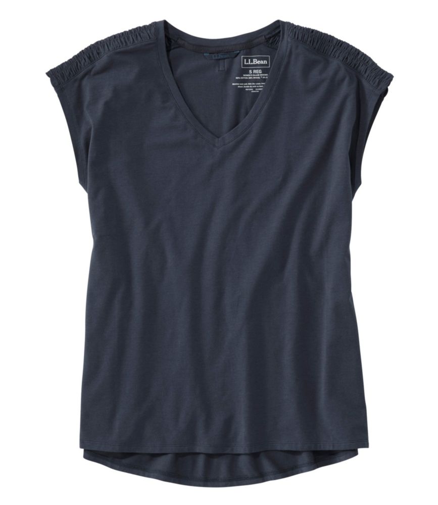 Women's Beyond Soft V-Neck Tee, Short Sleeve