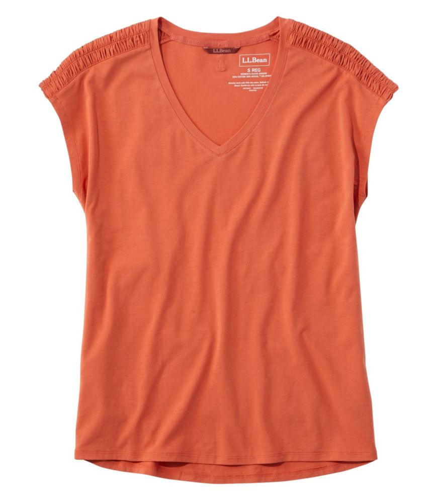 Women's Beyond Soft V-Neck Tee, Short Sleeve
