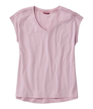 Women's Beyond Soft V-Neck Tee, Short Sleeve