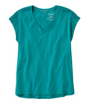 Women's Beyond Soft V-Neck Tee, Short Sleeve