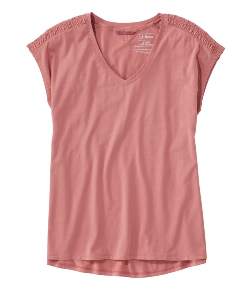 Women's Beyond Soft V-Neck Tee, Short Sleeve