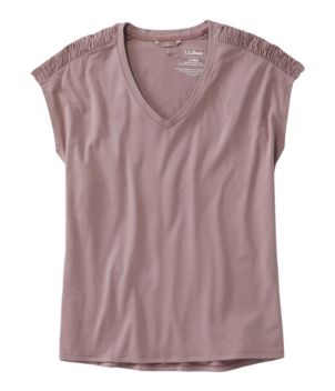 Women's Beyond Soft V-Neck Tee, Short Sleeve