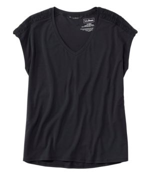 Women's Beyond Soft V-Neck Tee, Short Sleeve