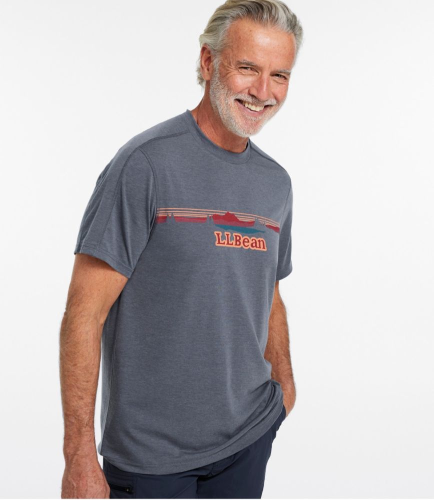 Men's Everyday SunSmart® Tee, Short-Sleeve, Logo, Light Mahogany Outdoor, small image number 3
