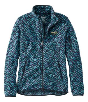 Women's L.L.Bean Sweater Fleece Full-Zip Jacket, Print