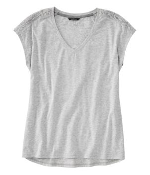 Women's Beyond Soft V-Neck Tee, Short Sleeve