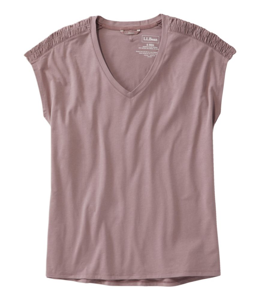 Women's Beyond Soft V-Neck Tee, Short Sleeve