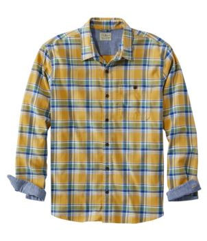 Men's BeanFlex All-Season Flannel Shirt, Traditional Untucked Fit, Long-Sleeve