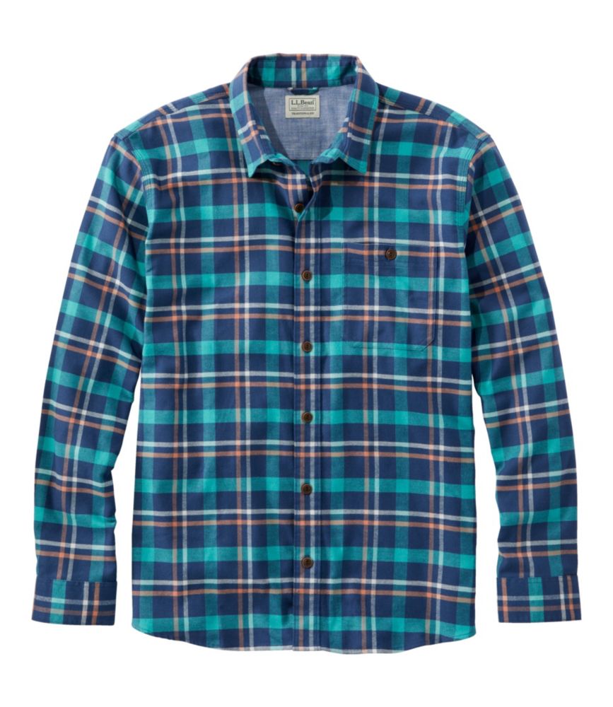Men's BeanFlex® All-Season Flannel Shirt, Traditional Untucked Fit, Long-Sleeve