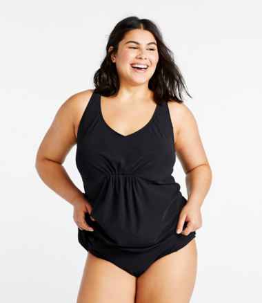 Women's Slimming Swimwear, Soft-Drape Tankini Top