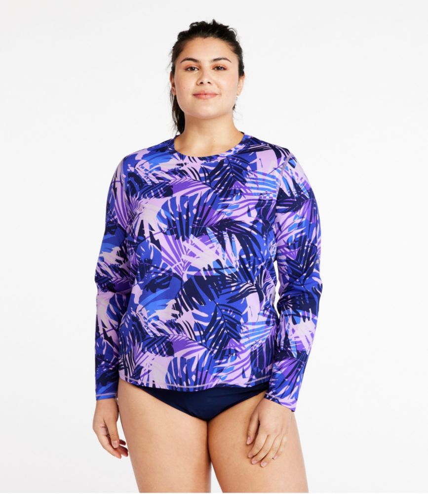 llbean plus size swimwear