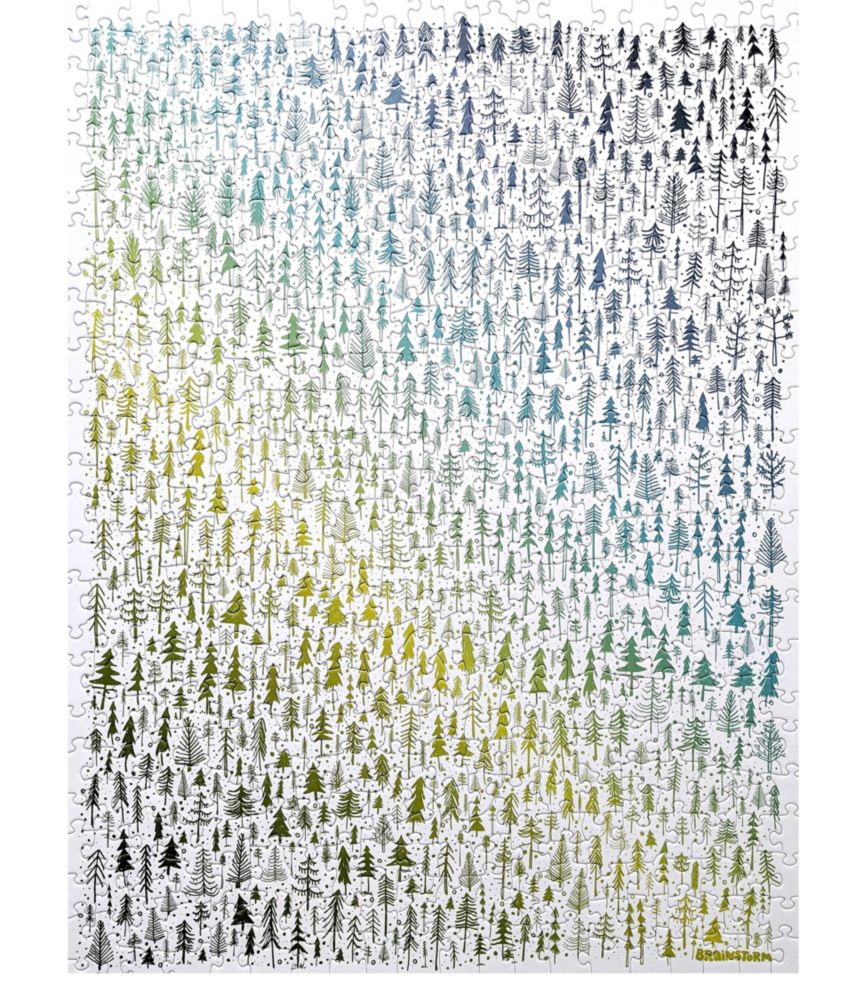 Pine Trees Puzzle 500 Pieces | Games & Outdoor Toys at L.L.Bean