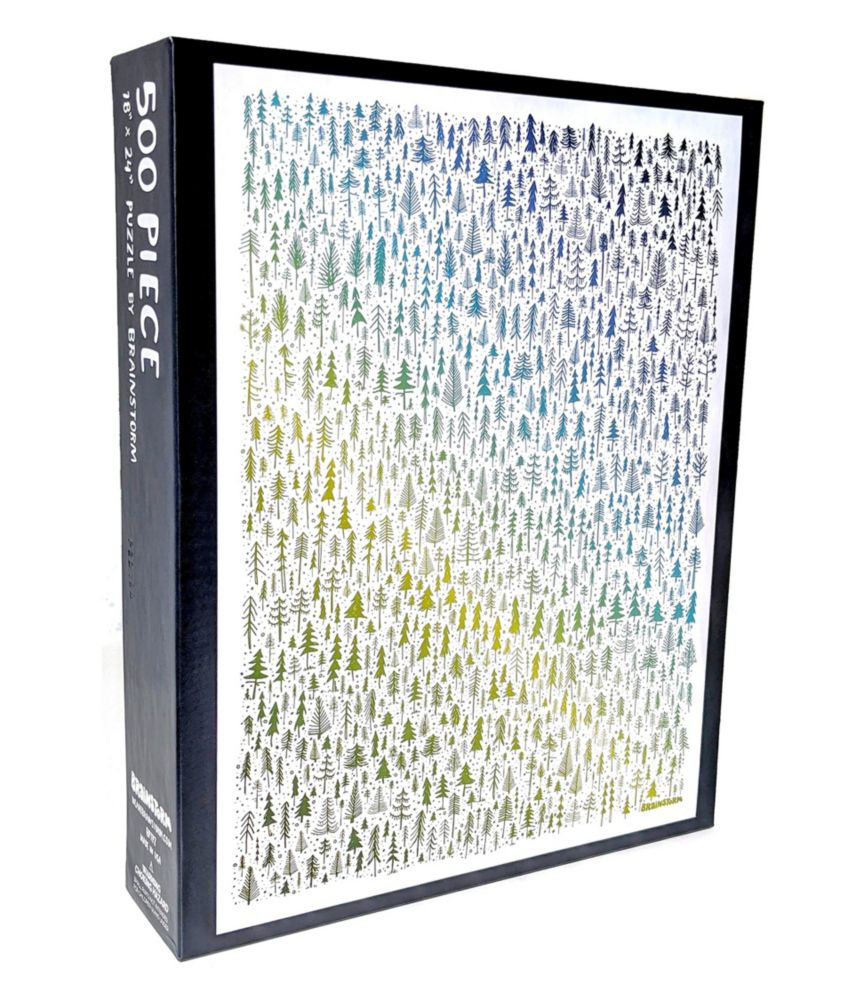 Pine Trees Puzzle 500 Pieces | Games & Outdoor Toys at L.L.Bean