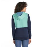 Women's Quilted Sweatshirt, Hooded Pullover Colorblock