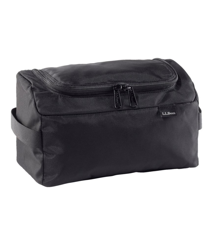 Hanging Toiletry Bag, Travel Organizer, Large Black, Nylon | L.L.Bean