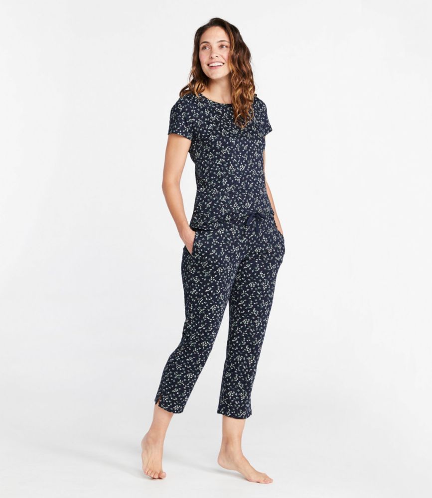 Women's Supima PJ Set, Print Pajamas & Nightgowns at L.L.Bean