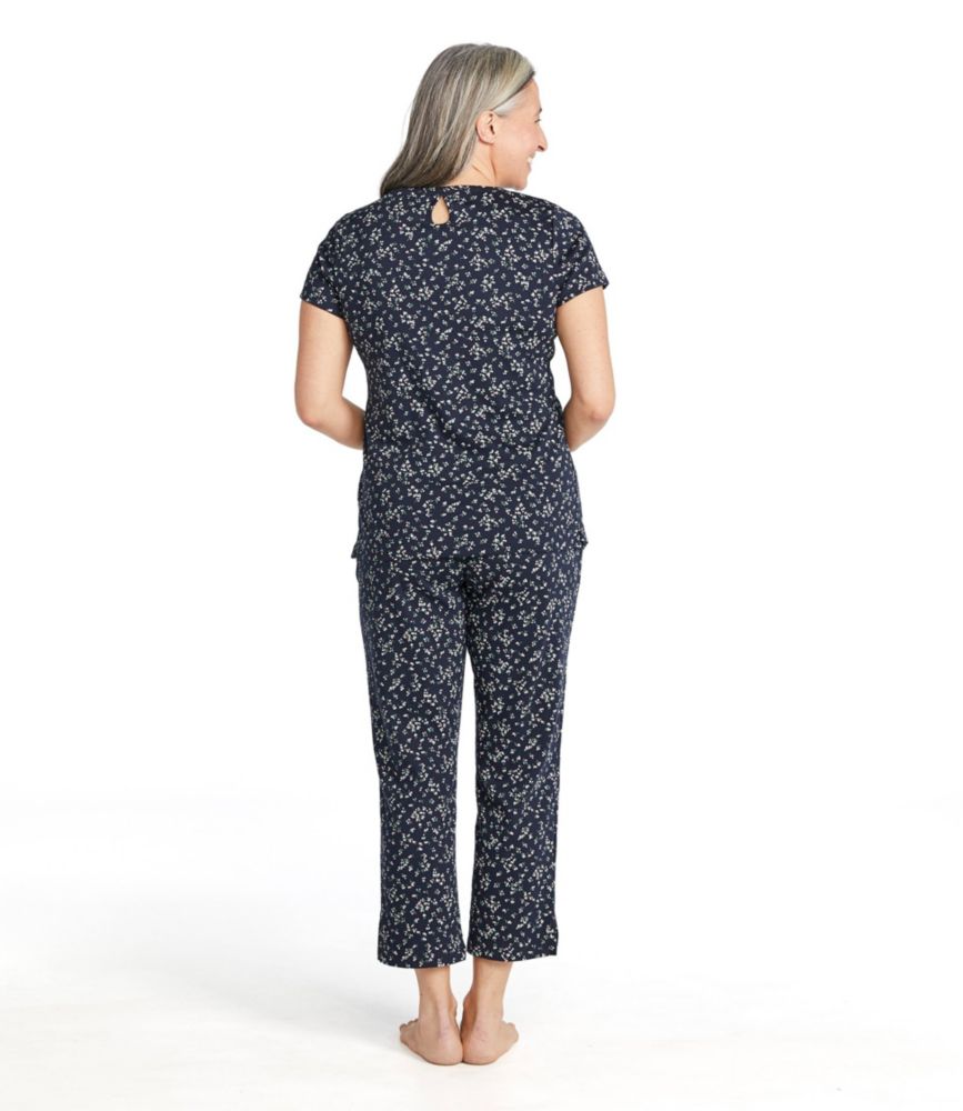 Women's Supima PJ Set, Print Pajamas & Nightgowns at L.L.Bean