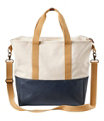 L.L.Bean Nor'Easter Tote Bag, Regular, Classic Navy/Cream/Canyon Khaki, small image number 1