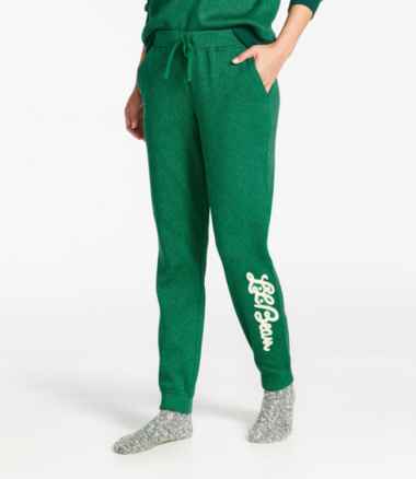 Women's Lightweight Sweater Fleece Pants, Print