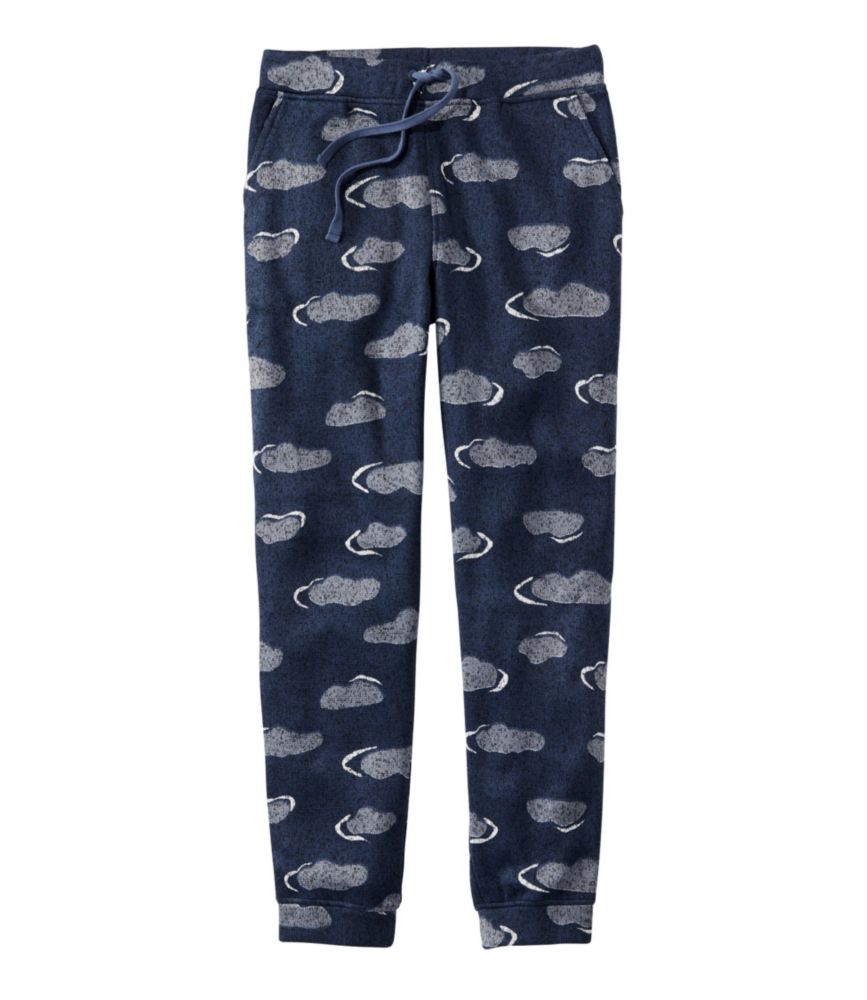 Women's Lightweight Sweater Fleece Pants, Print | L.L.Bean