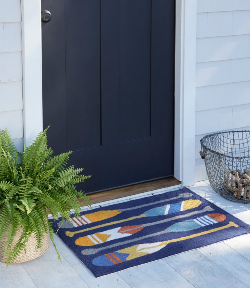 Indoor/Outdoor Vacationland Rug, Paddles | Outdoor at L.L.Bean