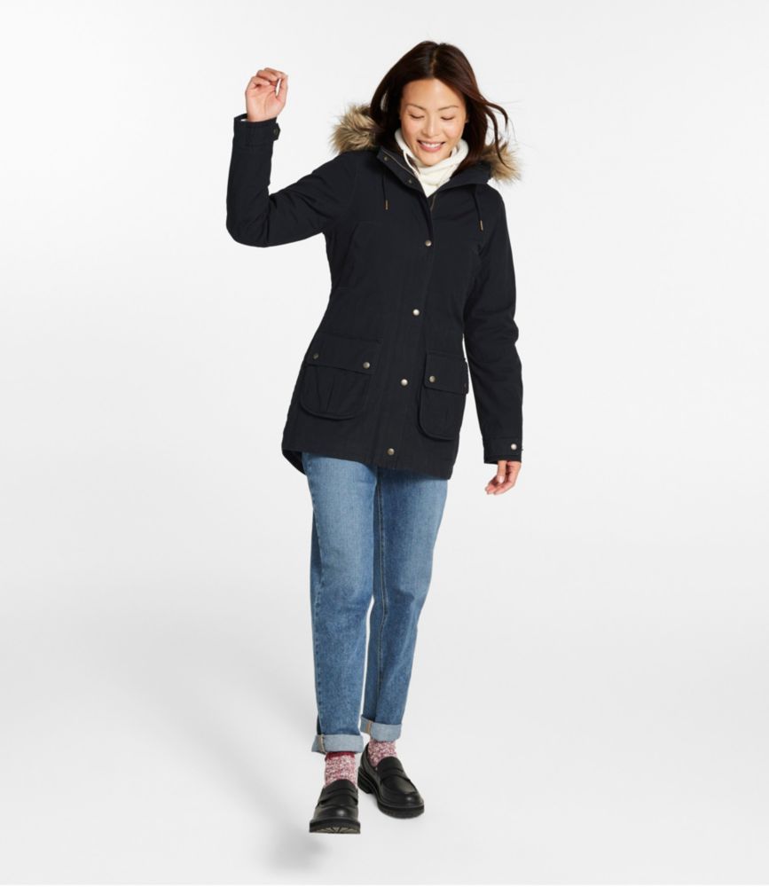 Women's East End Parka, Burgundy, small image number 4