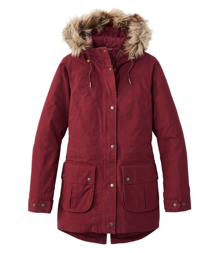 Women's East End Parka, Burgundy, small image number 1