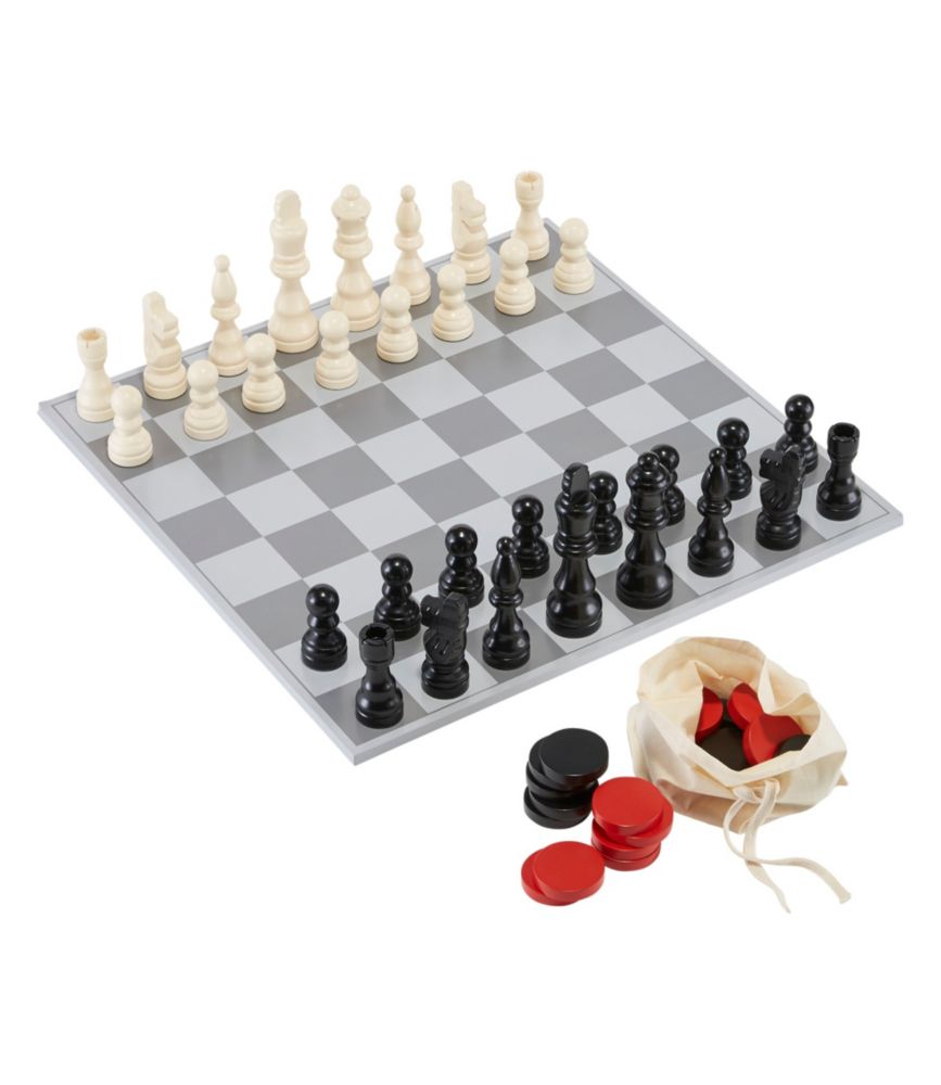 Jumbo Checkers and Chess | Games & Outdoor Toys at L.L.Bean