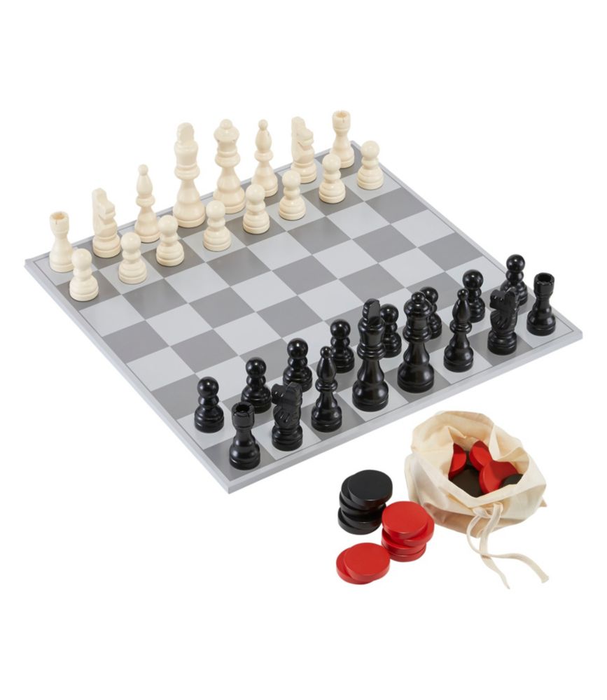 Jumbo Checkers and Chess, Multi Color, small image number 1