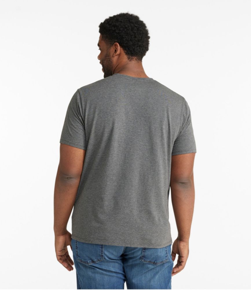 Men's Comfort Stretch Pima Tee, Short-Sleeve, V-Neck, , small image number 5