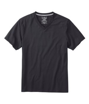 Men's Comfort Stretch Pima Tee, Short-Sleeve, V-Neck