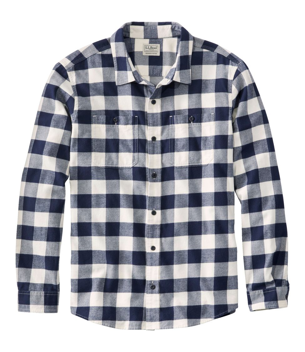 Men's BeanFlex® All-Season Flannel Shirt, Traditional Untucked Fit,  Long-Sleeve