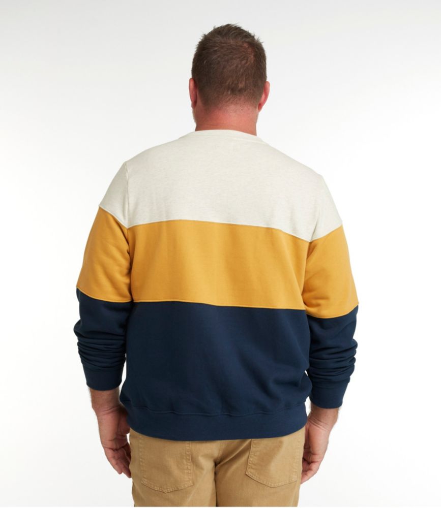 Men's L.L.Bean 1912 Sweatshirt, Crewneck, Colorblock, , small image number 5