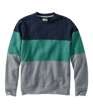 Men's L.L.Bean 1912 Sweatshirt, Crewneck, Colorblock