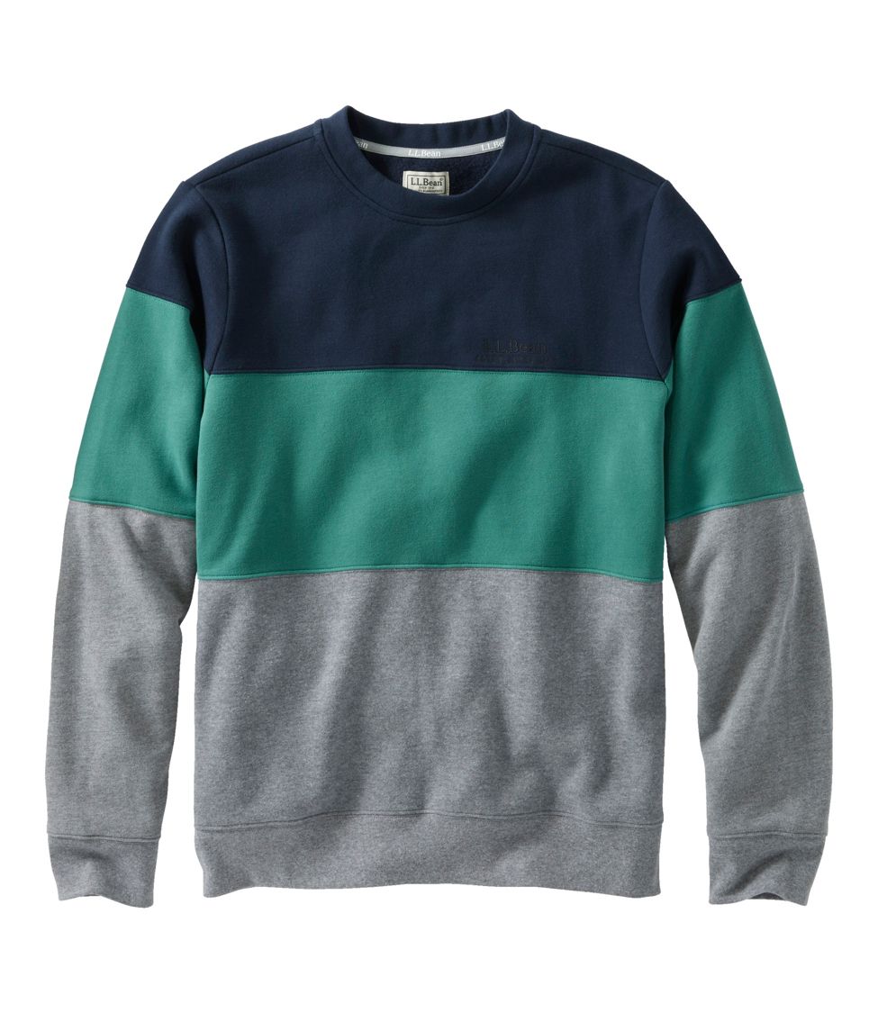 Men s L.L.Bean 1912 Sweatshirt Crewneck Colorblock at L.L. Bean