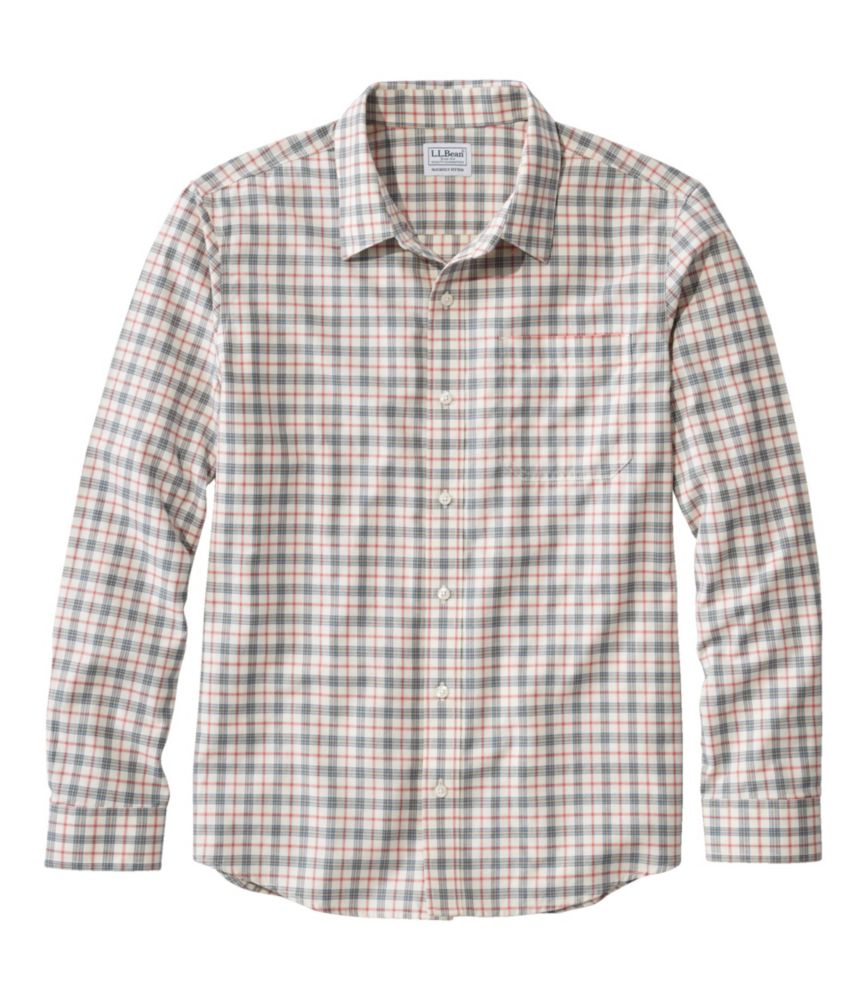 Men's Wrinkle-Free Ultrasoft Brushed Cotton Shirt, Long-Sleeve, Slightly  Fitted Untucked Fit | Dress Shirts at L.L.Bean