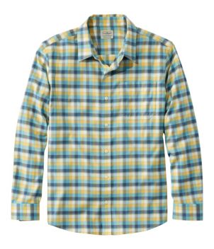 Men's Wrinkle-Free Ultrasoft Brushed Cotton Shirt, Long-Sleeve, Slightly Fitted Untucked Fit