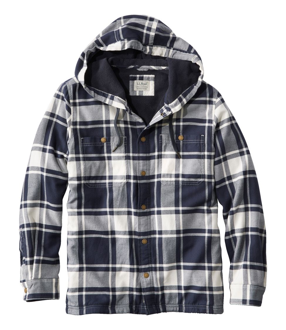 Hooded 2025 checked flannel