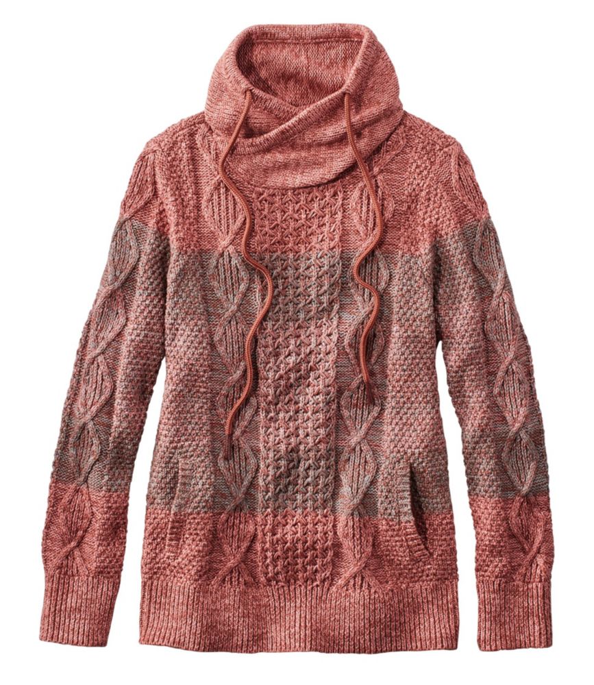 ll bean signature cotton funnel neck sweater