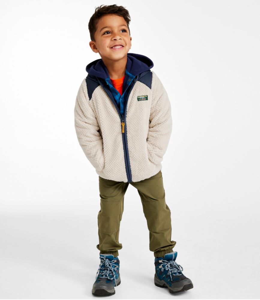 Toddlers' Mountain Bound Reversible Hooded Jacket, Carbon Navy/Soapstone, small image number 3