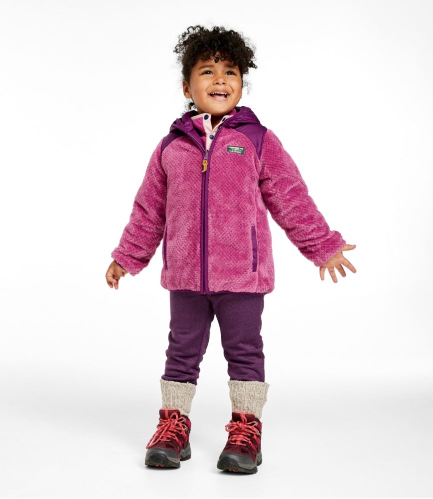 Toddlers' Mountain Bound Reversible Hooded Jacket, Carbon Navy/Soapstone, small image number 6