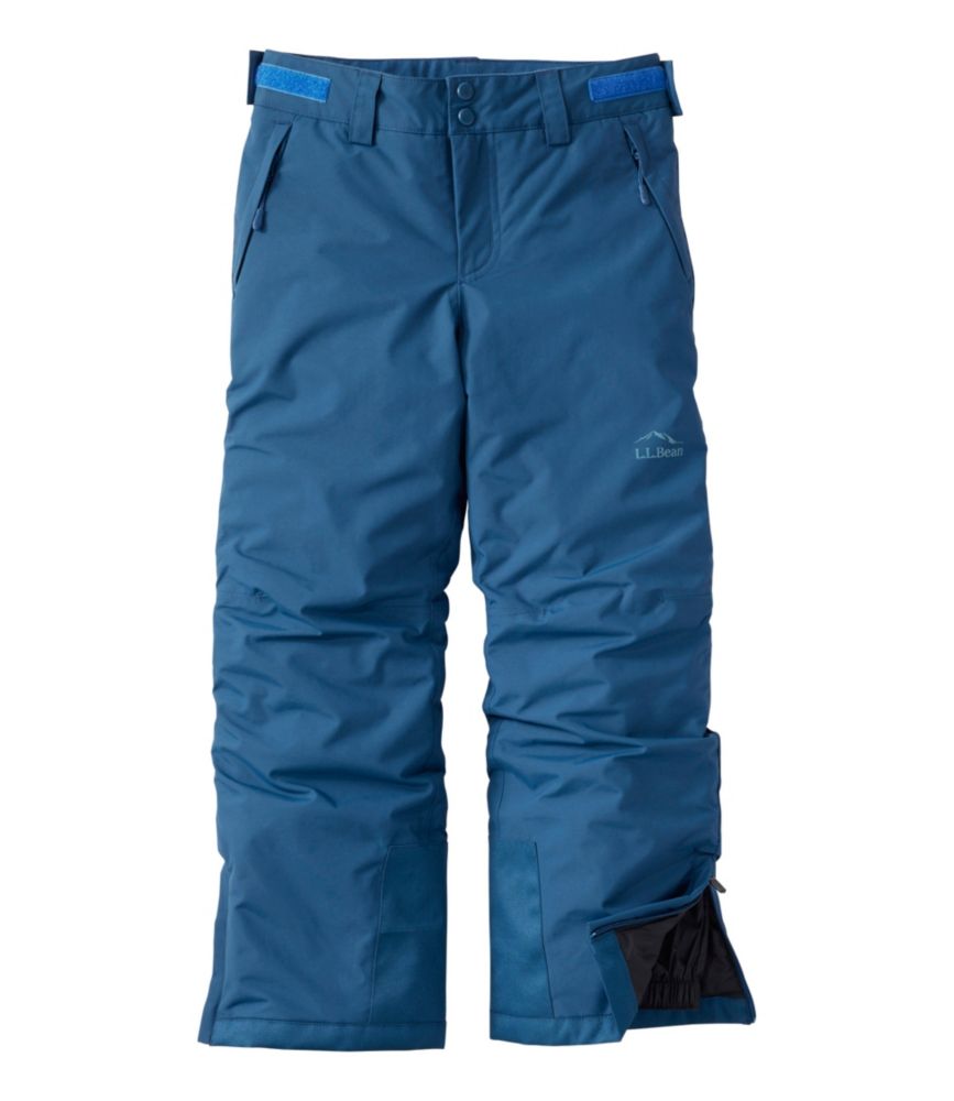 Kids' Waterproof Wildcat Insulated Snow Pants, Dark Marine Blue, small image number 1