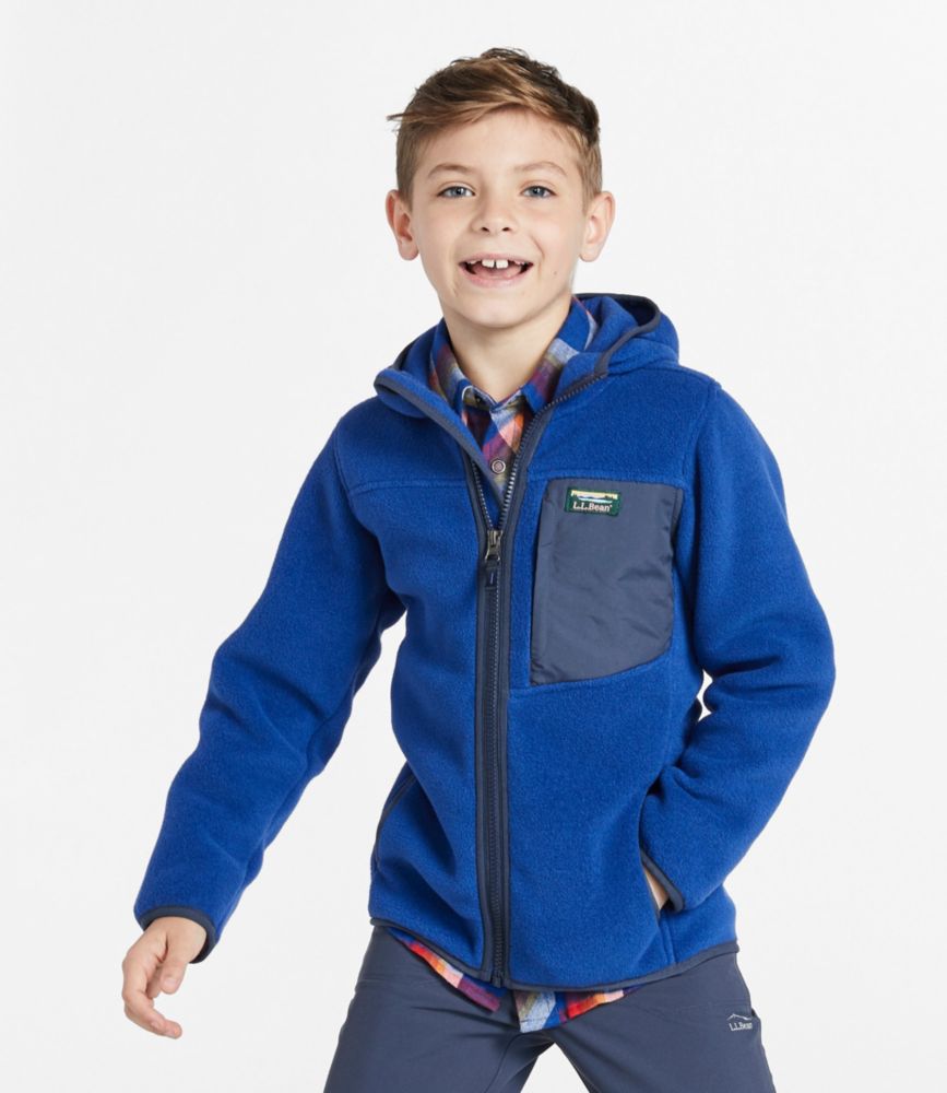 Kids' Retro Mountain Classic Fleece Jacket, Indigo Ink/Carbon Navy, small image number 6