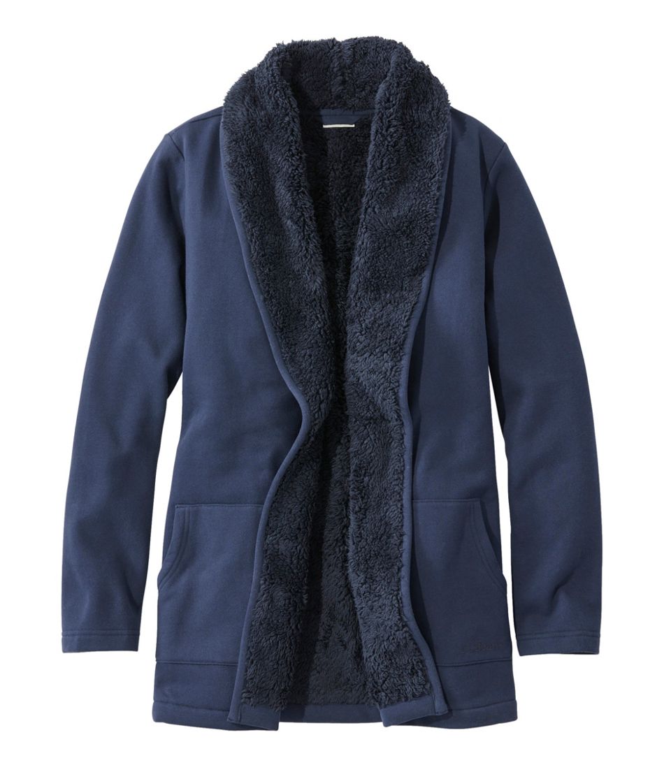 Wool Bear Jacket, Black Bear Wool coat, cardigan, Fleece lined, wool ...