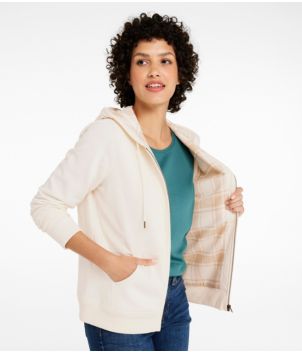 Women's L.L.Bean 1912 Sweatshirt, Flannel-Lined Hoodie