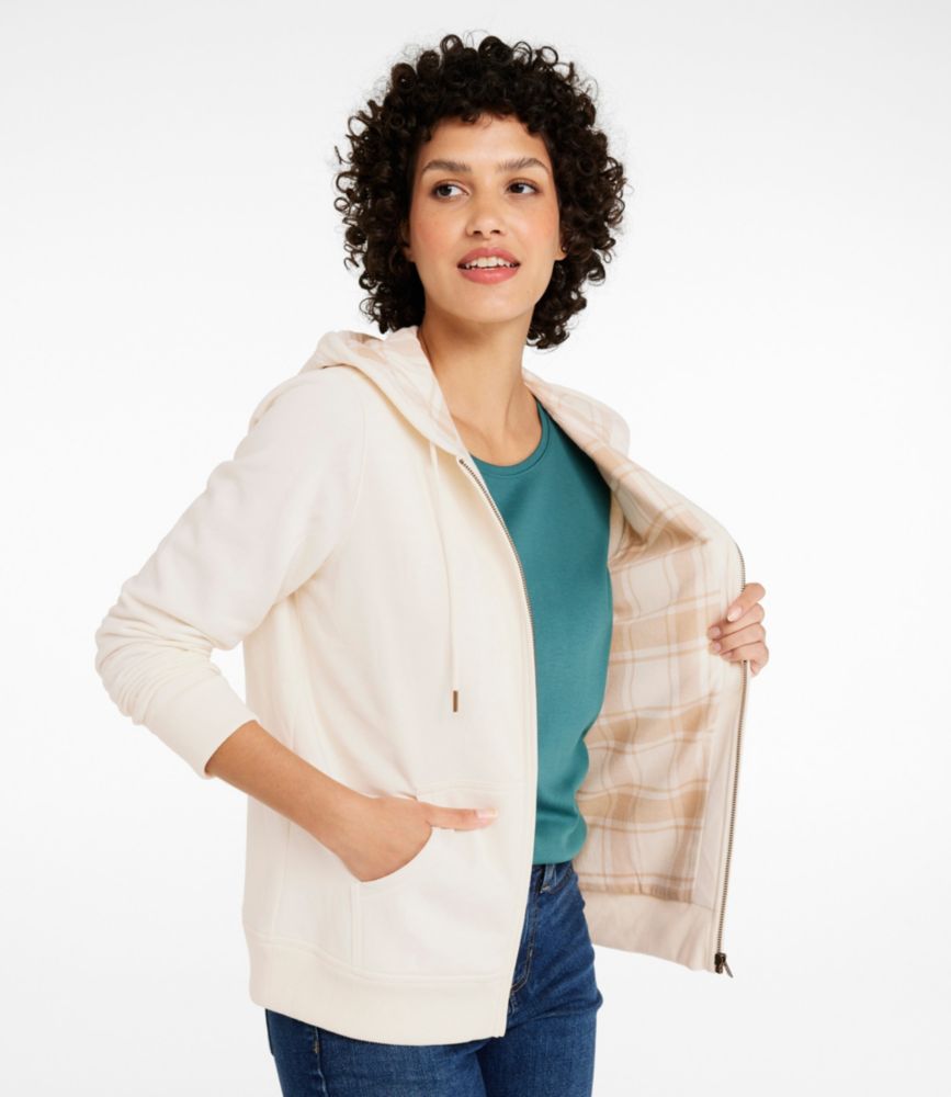 Women's L.L.Bean 1912 Sweatshirt, Flannel-Lined Hoodie
