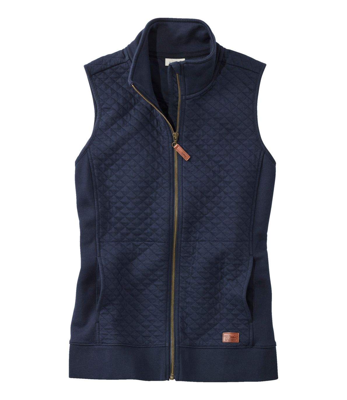 Women's Quilted Sweatshirt, Vest at L.L. Bean