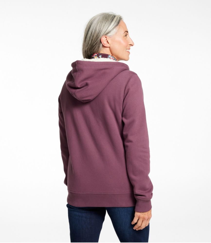 Ll bean womens sherpa lined hoodie sale