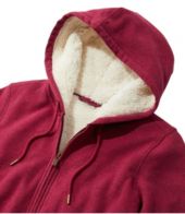 Ladies sherpa lined hoodie sale